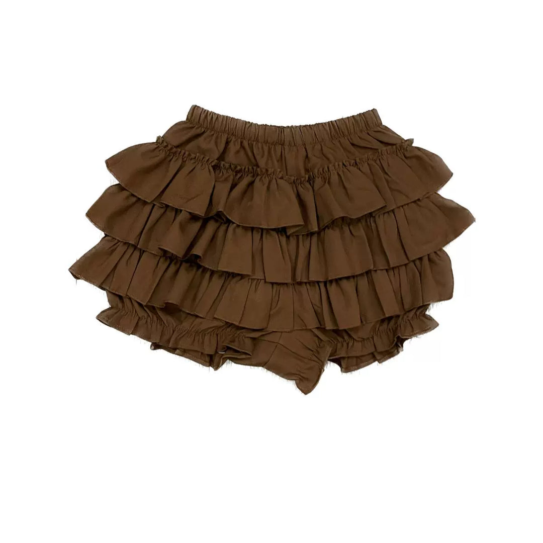 Kawaii Pantskirt Pumpkin Shorts Puff Skirt (L M S / Brown) 37734:585110