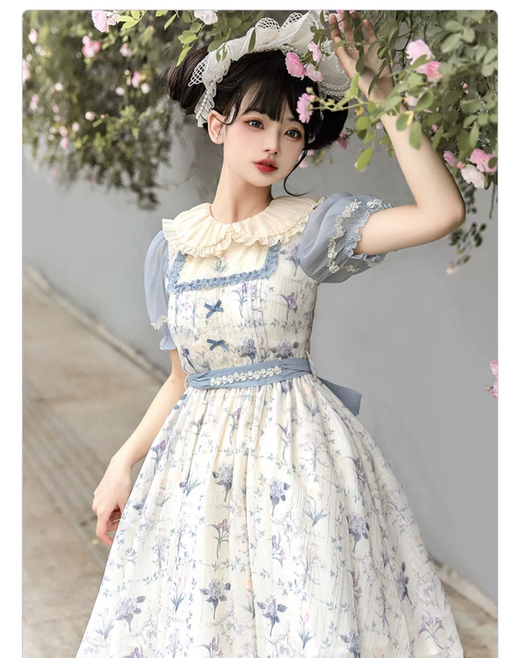 Classic Lolita Dress Letters And Poems Summer Flower Wall Series 37252:561934