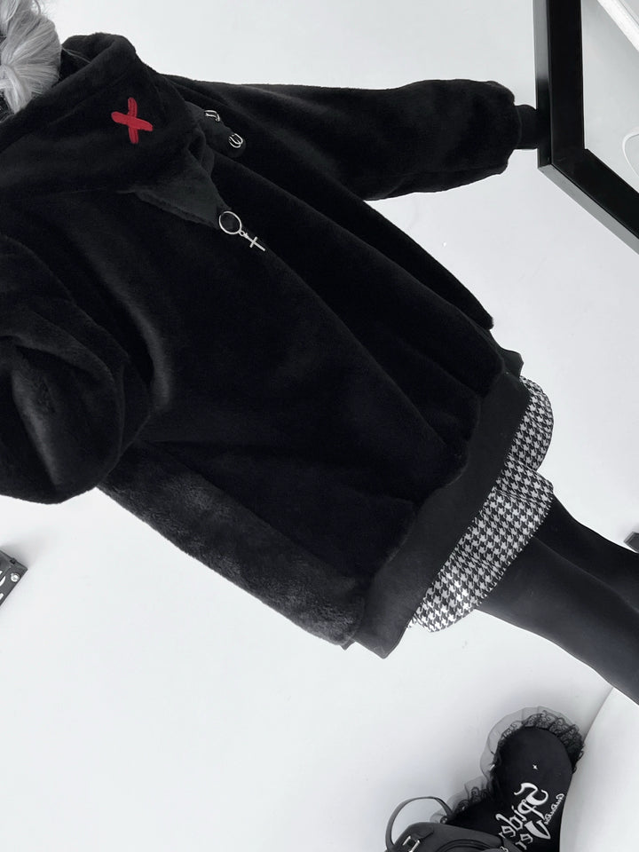 Subculture Winter Plush Coat, Cat Ear Hood 44193:801968