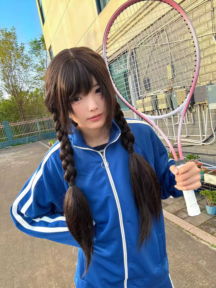 Jersey Jacket Outfit, Elastic-Waisted Pants 44853:826418