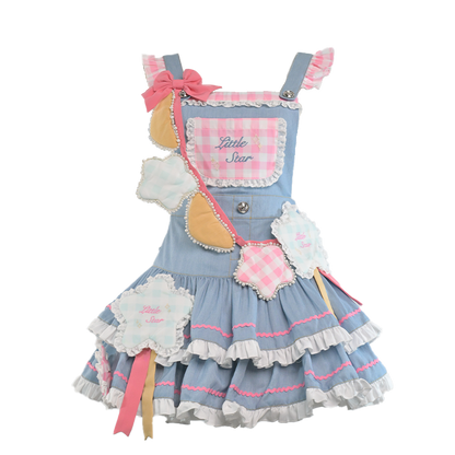Sweet Lolita Dress Salopette Overall Skirt 37002:543848