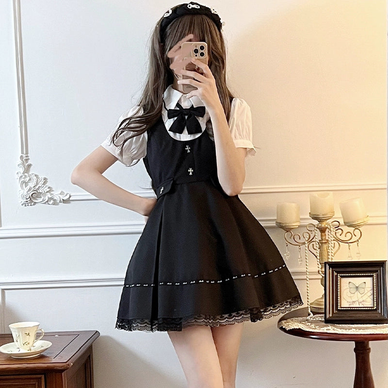 overall dress lace Overall Dress