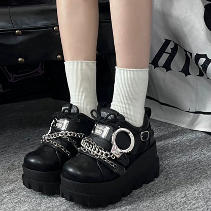 Spicy Girl Shoes Y2K Thick Sole Shoes Platform Shoes 34398:468874