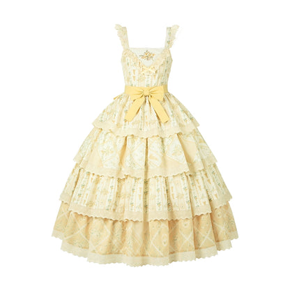 Lolita Dress Cottagecore Dress Embroidery Floral JSK 37114:550724