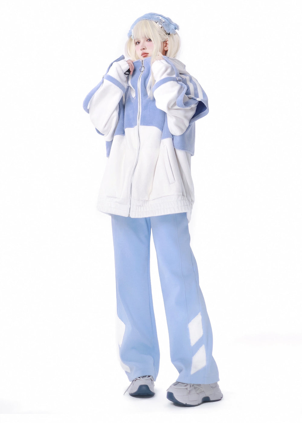Winter Tenshi Kaiwai Sport Jacket Set With Hood/Pockets 34498:465482