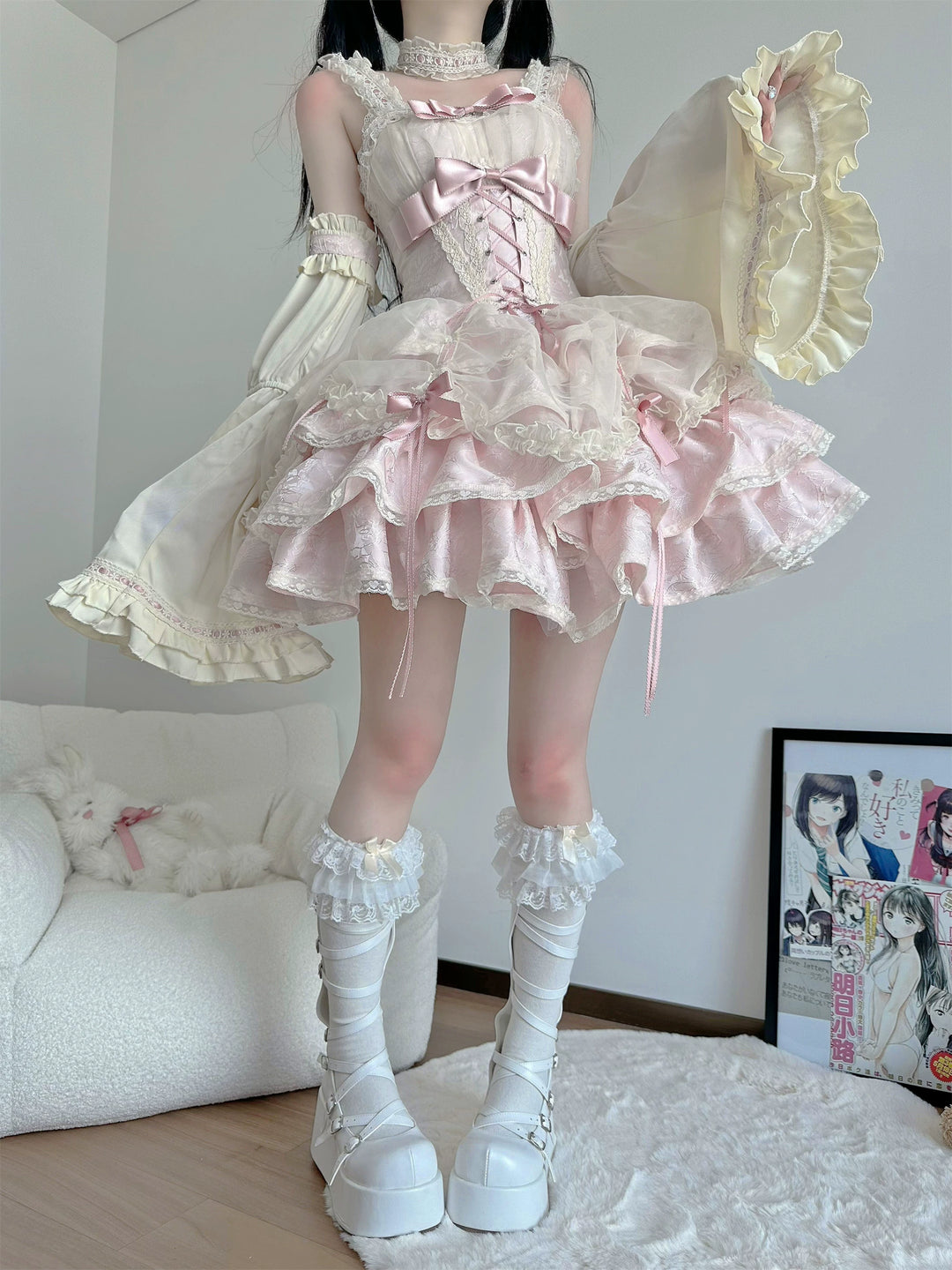 Ballet Lolita Dress Subculture Sweet Spicy Lolita Dress 35312:493094 35312:493094