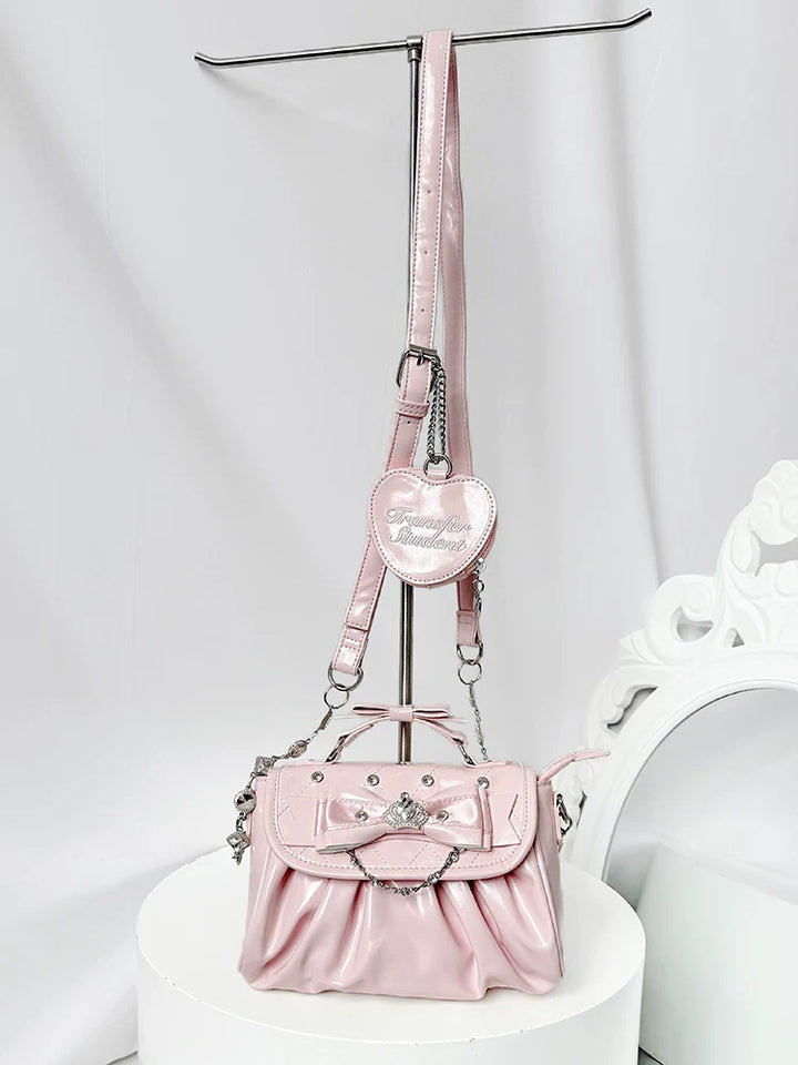 Jirai Kei Handle Crossbody Bag, Adjustable Bag Strap 45110:839388
