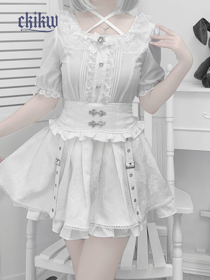 Chinese-style Subculture Dark Patterned Skirt 43609:780880