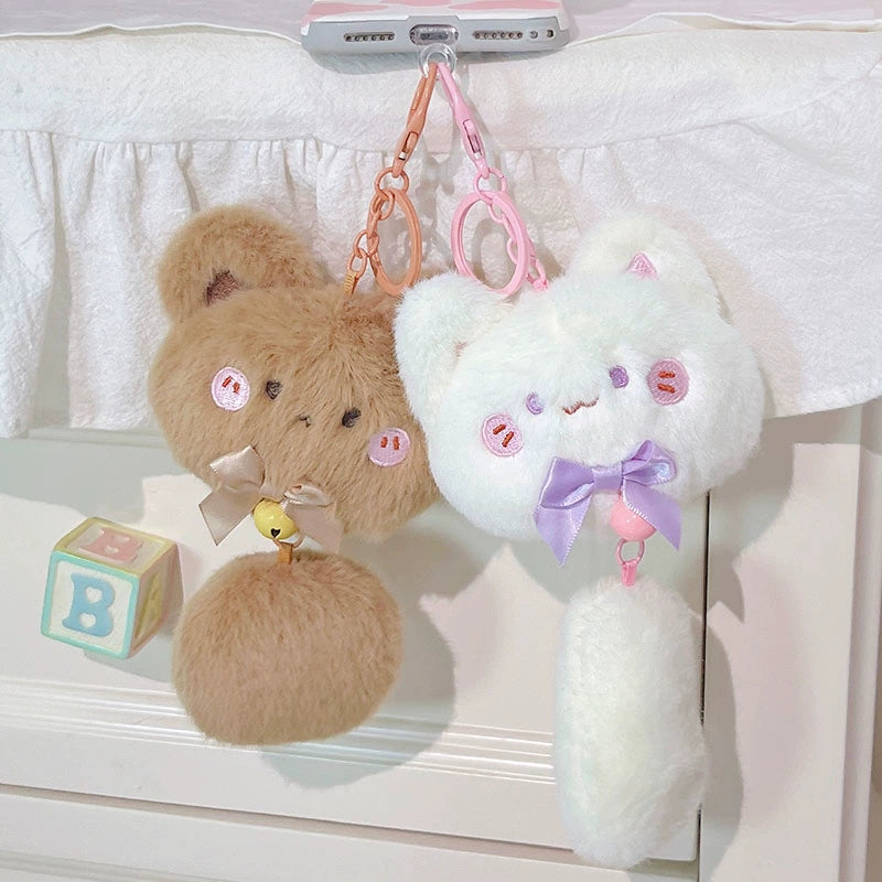 Kawaii Plush Pendant Keychain Mini Badge Bag 41090:686324