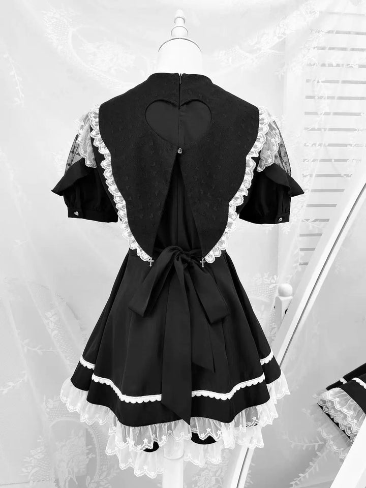 Ryousangata Dress Set, Heart-Shaped Cutout Back 43733:783995
