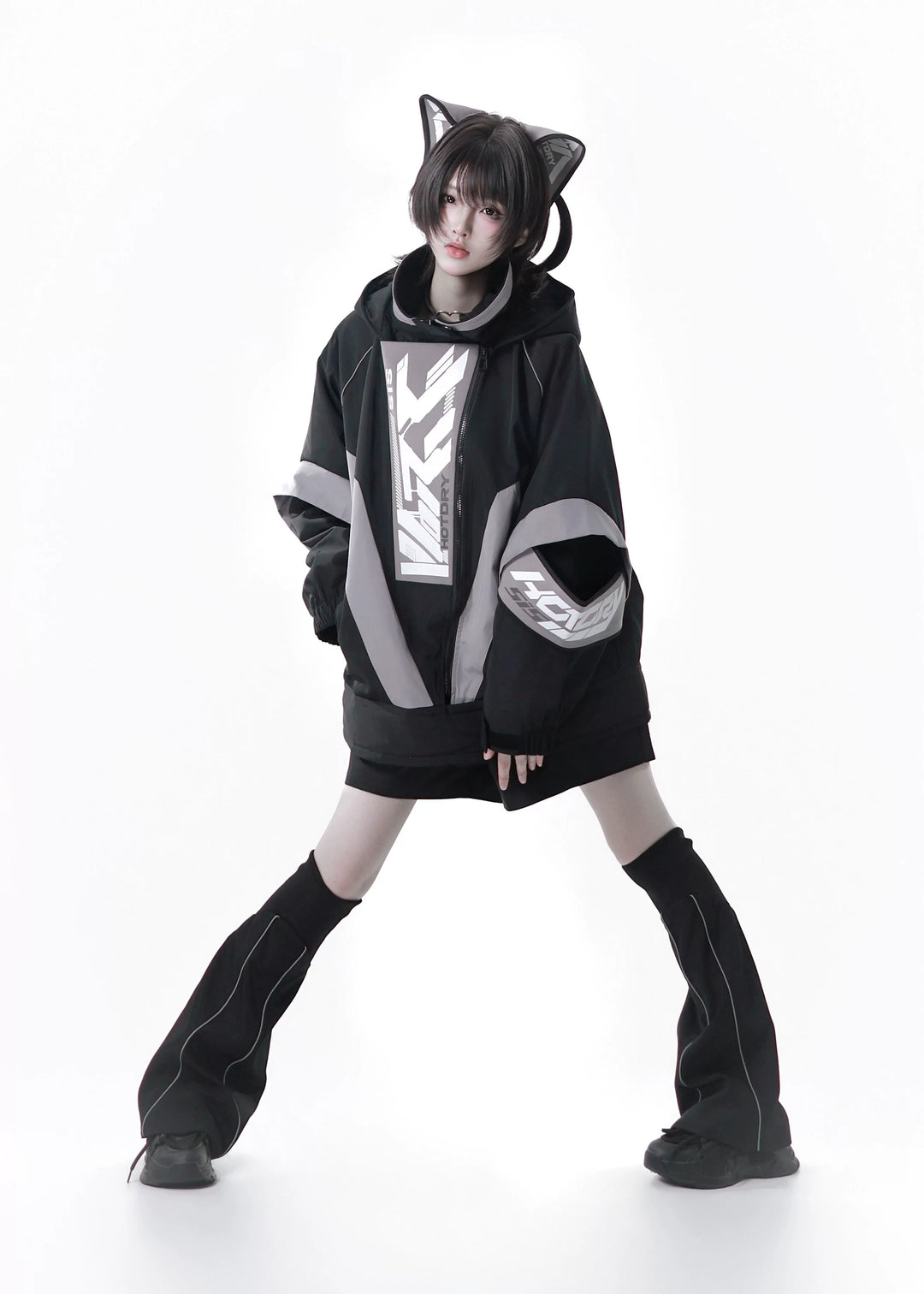 Tenshi Kaiwai Outfit, Windproof Jacket with Fleece Underlayer 44467:809412