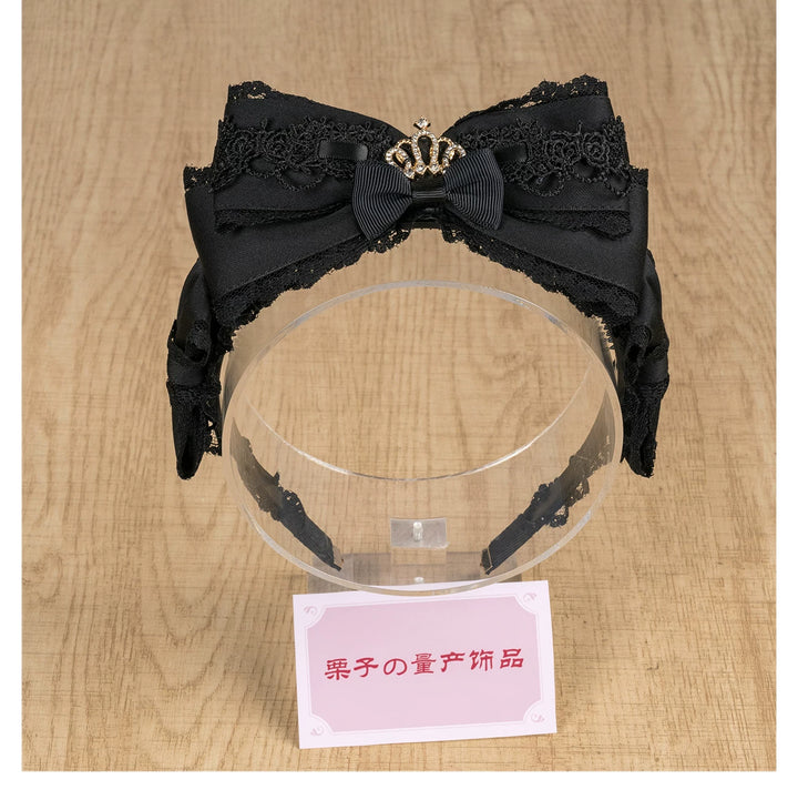Jirai Kei Bowknot KC, Rhinestone Crown 44956:832805