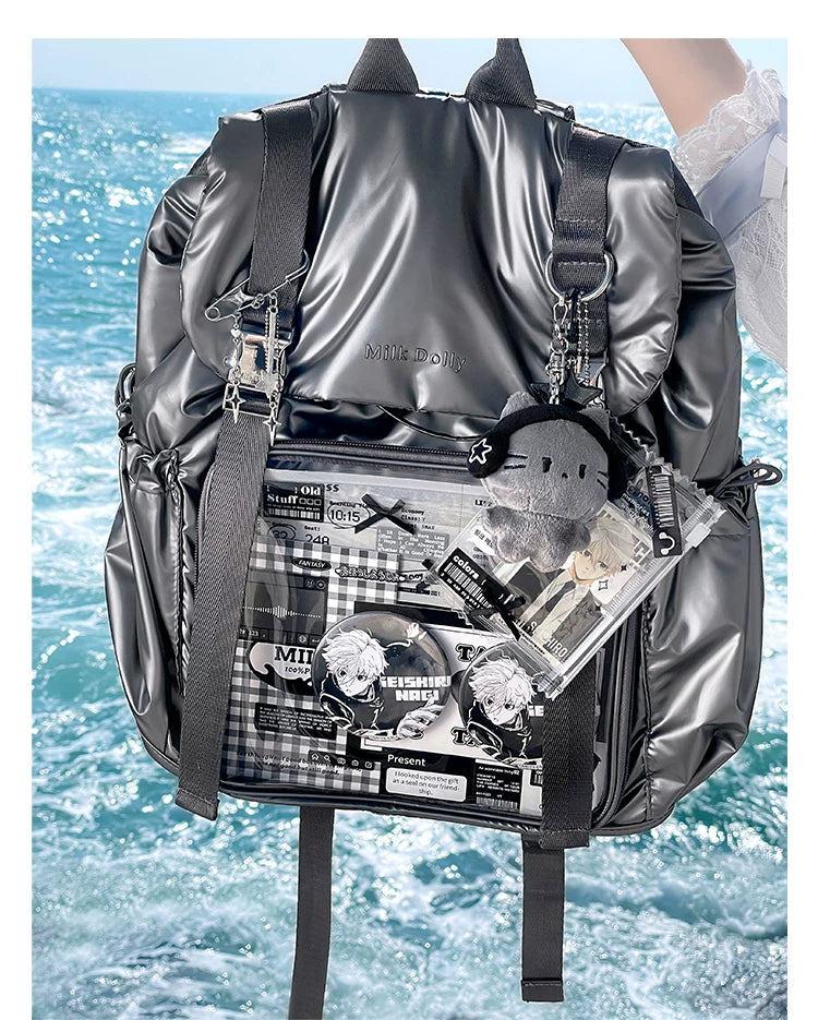 Large Capacity Itabag, Casual School Backpack 45428:848508