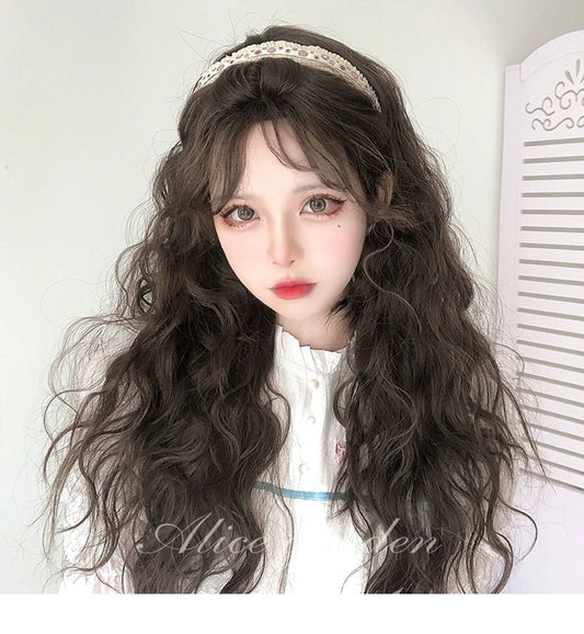 Lolita Wig Long Curly Women's Hairpiece For Daily Use 35942:509224