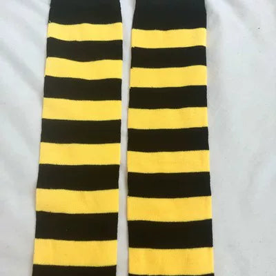 Punk Knee-High Striped Socks, Multiple Colors 45199:839670