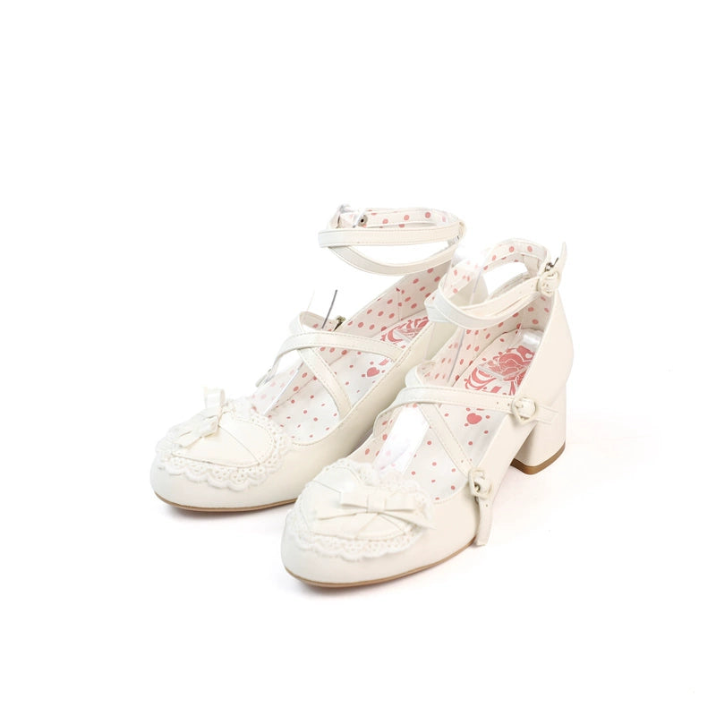 Lolita Shoes Platform Shoes Bow High Heels Shoes (34 35 36 37 38 39 40 41) 35590:542150