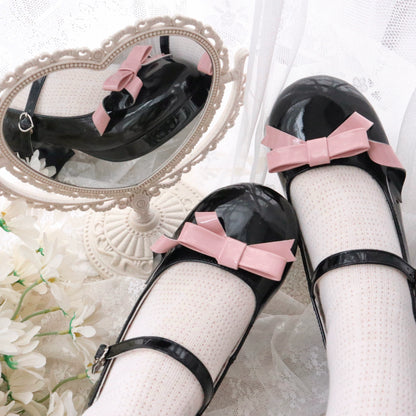 Lolita Shoes High Heels With Bowknot Shallow Mouth Shoes 37026:556930