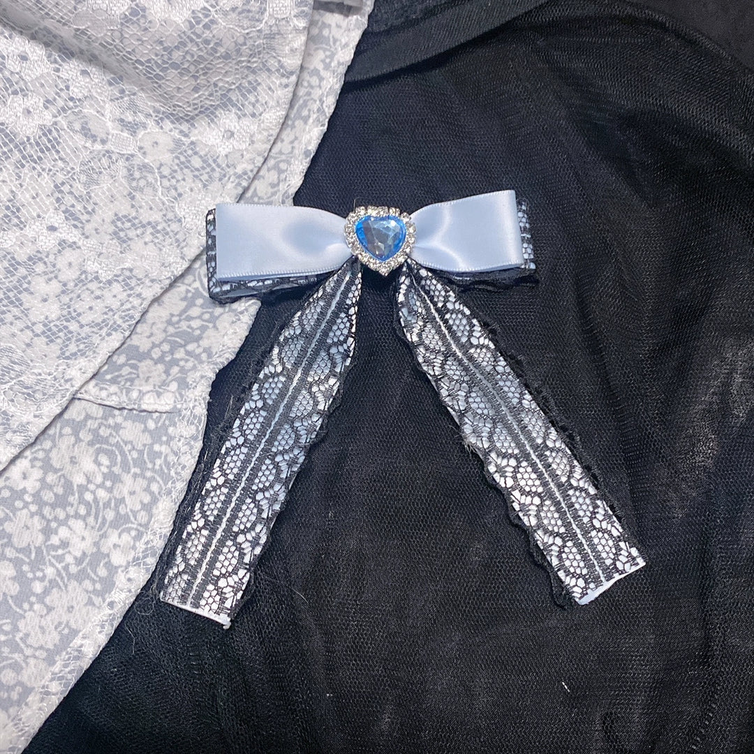 Jirai Kei Y2K Hair Clip Kawaii Edge Blue Gothic Accessories 29332:350034 29332:350034