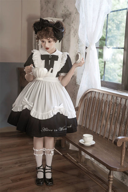 Classic Lolita Dress Short Sleeve Maid-style OP 36474:562574