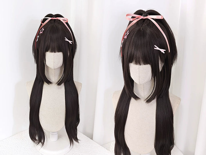 Jirai Kei Lolita Jellyfish Shape Dark Brown Wigs 22048:325316 22048:325316