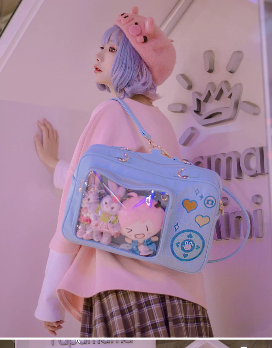 Lolita Ita Bag Kawaii Camera Shaped Shoulder Ita Bag 35774:543520