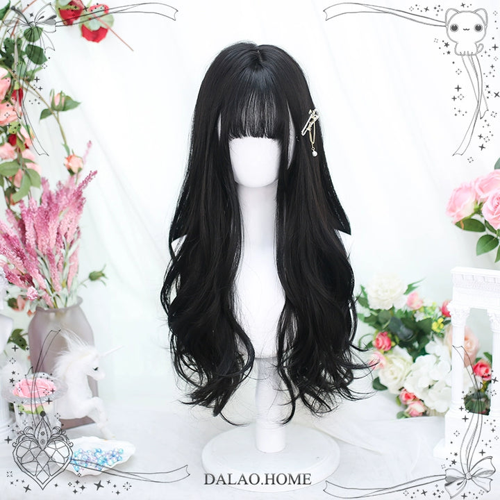 Lolita Wig Natural Long Curly Hair Gentle Straight Hair 35932:507340 35932:507340