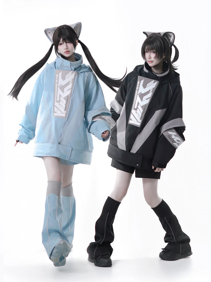 Tenshi Kaiwai Outfit, Windproof Jacket with Fleece Underlayer 44467:809417