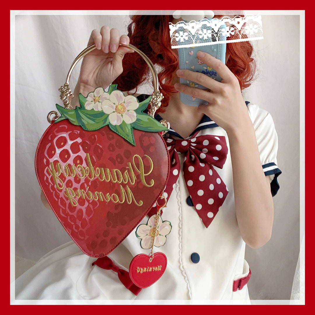 Sweet Lolita Bag Strawberry Handbag Crossbody Shoulder Bag 41814:714426