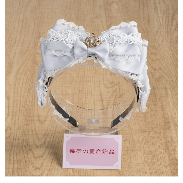 Jirai Kei Bowknot KC, Rhinestone Crown 44956:832792