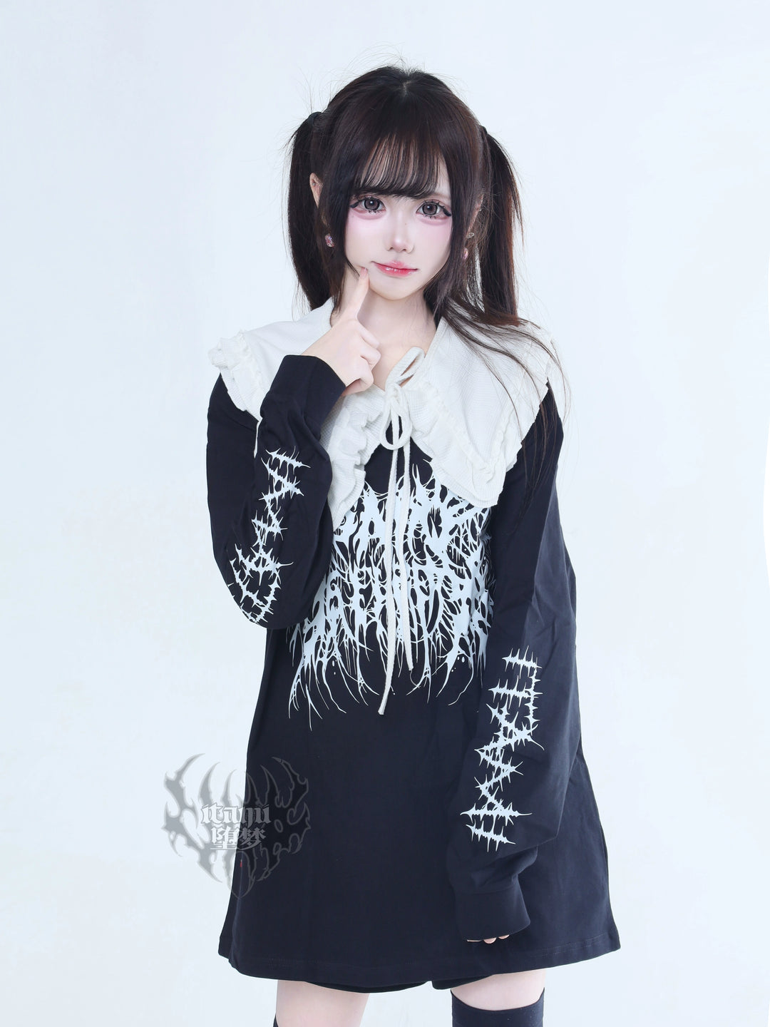 Printed Subculture Long-Sleeved Tee 44293:804733