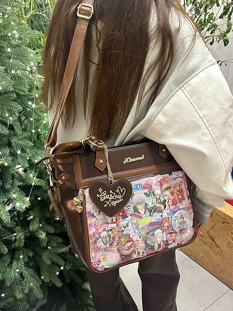 Kawaii Ribbon Itabag Large Capacity Crossbody Bag Multicolor 41746:733899