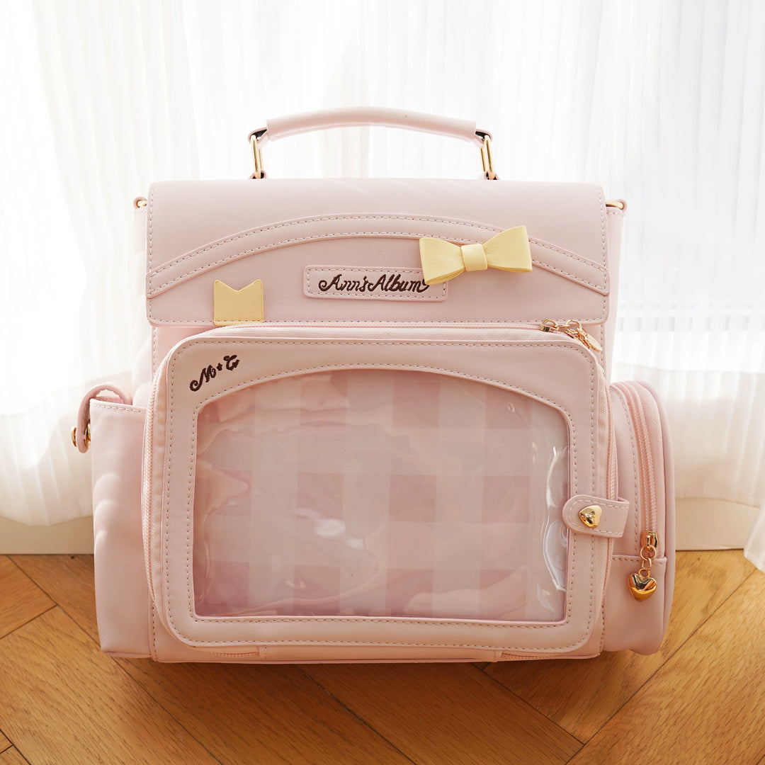 Kawaii Ita Bag with Crossbody Strap, Clear Window 45414:846796