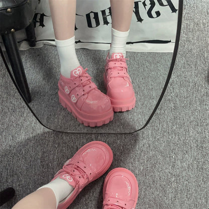 Jirai Kei Punk Fashion Cross Platform Shoes 4Colors 28958:344182