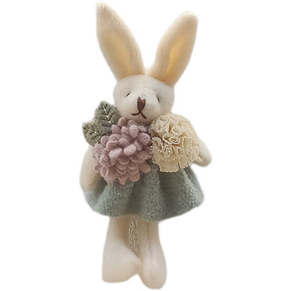 Mori Kei Brooch Cute Doll Brooch Plush Bunny Pin For Bags 36430:520908