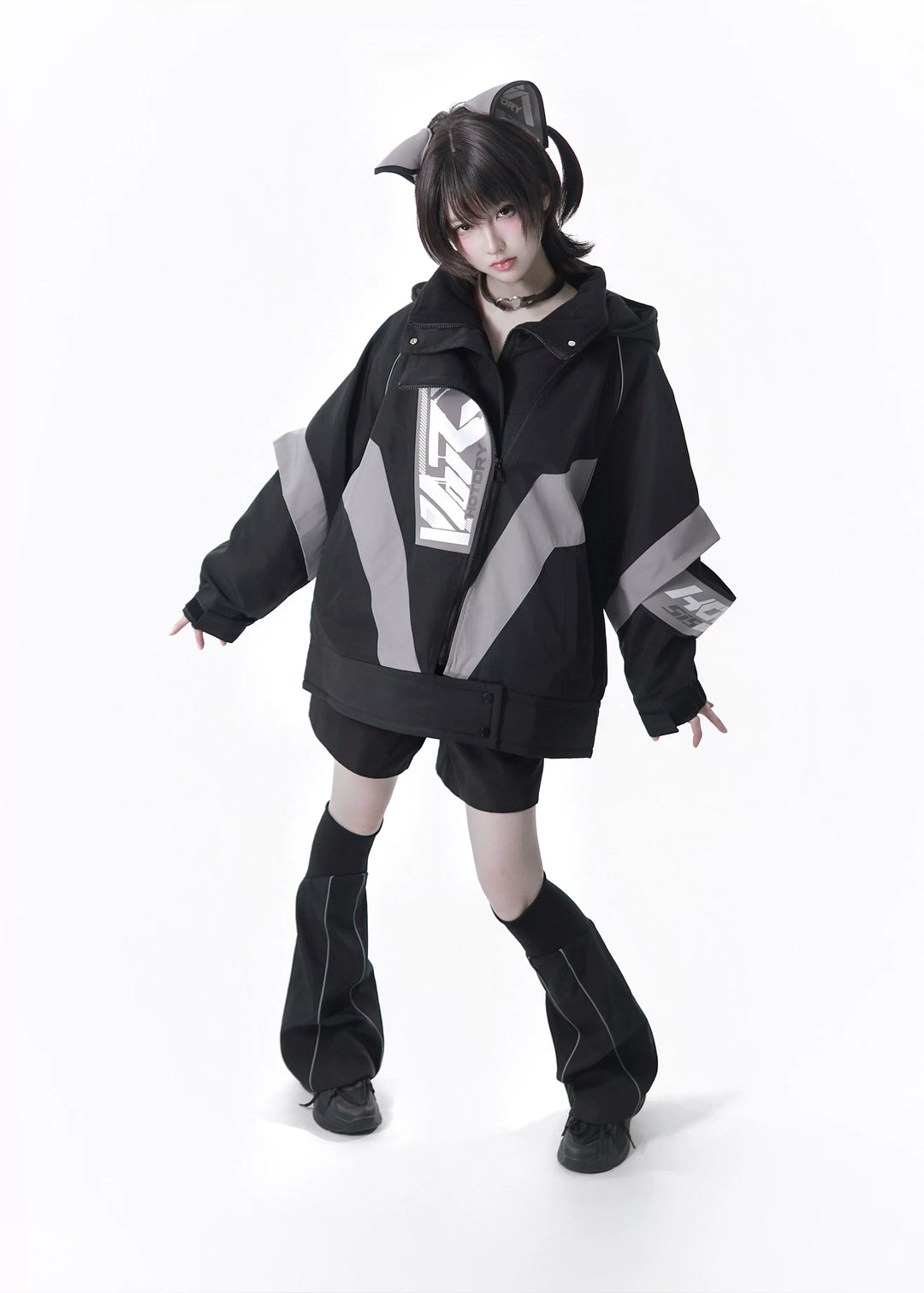 Tenshi Kaiwai Outfit, Windproof Jacket with Fleece Underlayer 44467:809415