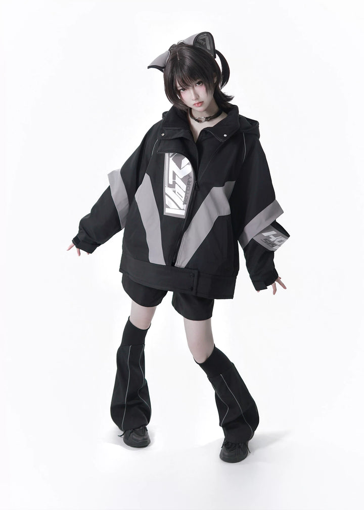 Tenshi Kaiwai Outfit, Windproof Jacket with Fleece Underlayer 44467:809415