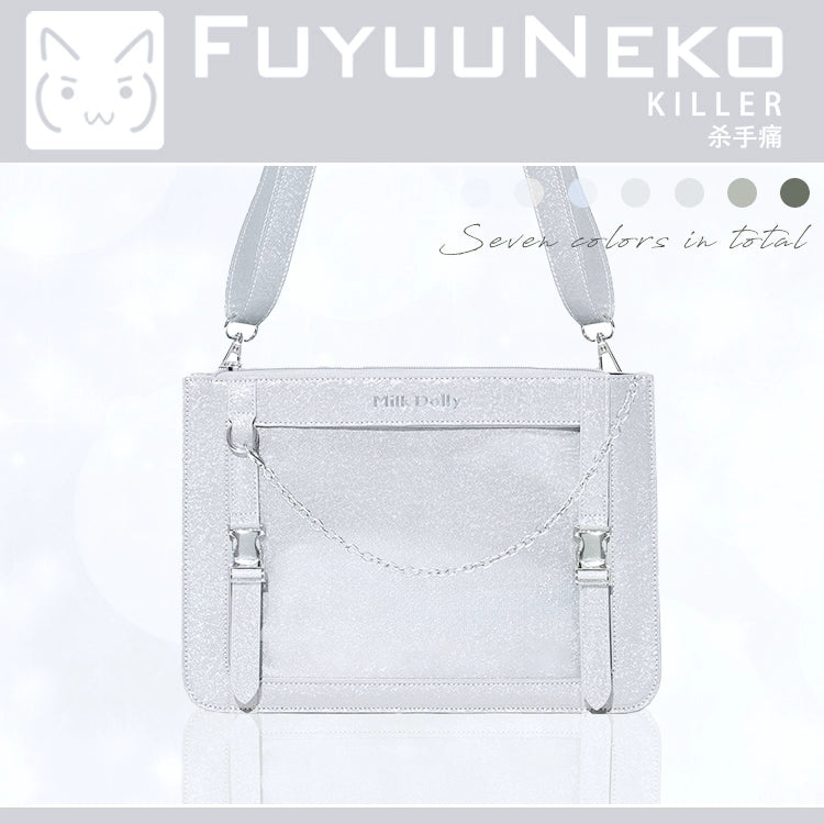 Square Crossbody Itabag, Detachable Chain 43234:779451