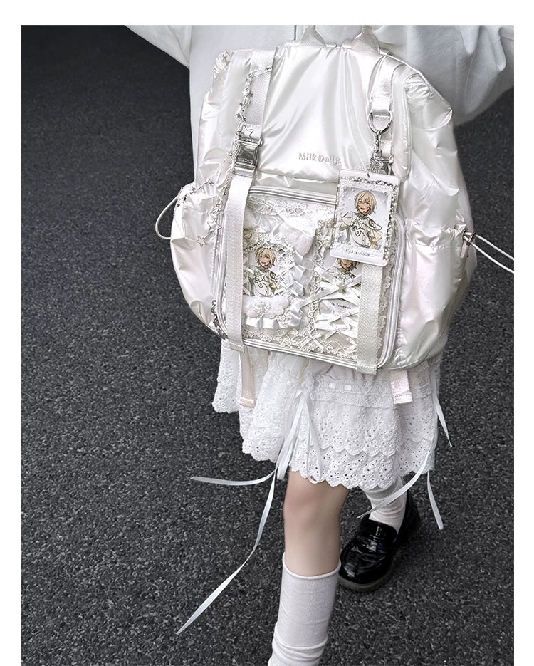 Large Capacity Itabag, Casual School Backpack 45428:848517