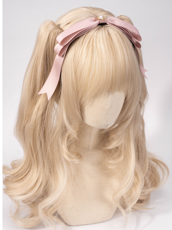 Lolita Headdress Jirai Kei Hairband Bow Headband Multi-color 35292:487826 35292:487826