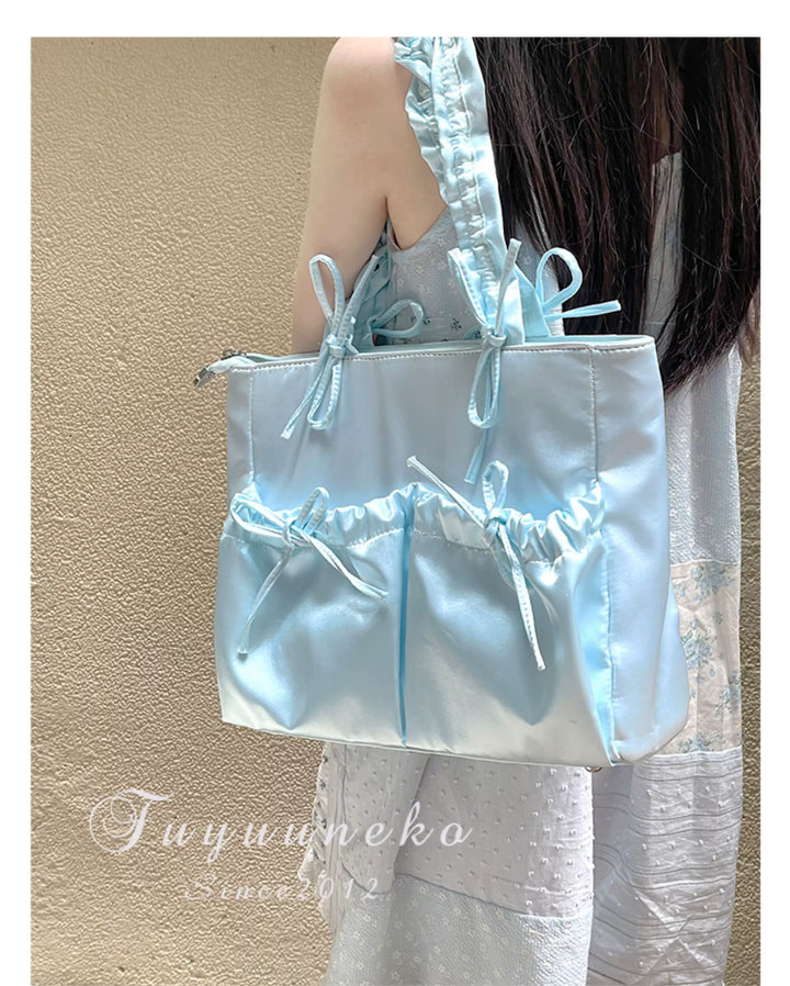 Imitation Silk Tote Itabag, Multiple Color 45430:851533