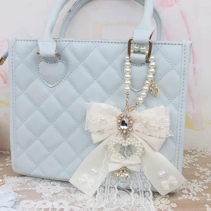 Jirai Kei Key Chain & Bag Charm, Rhinestone Decoration 45074:837216