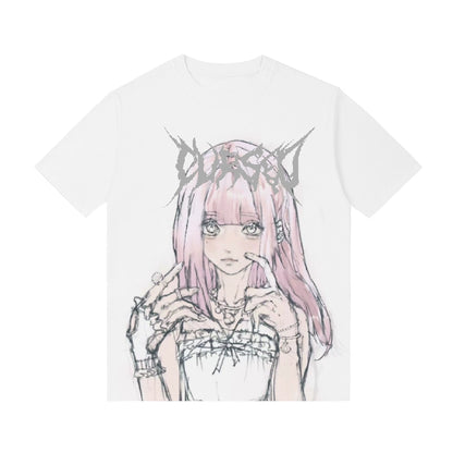 Jirai Kei Short Sleeve T-shirt Anime Print Top 37576:575354