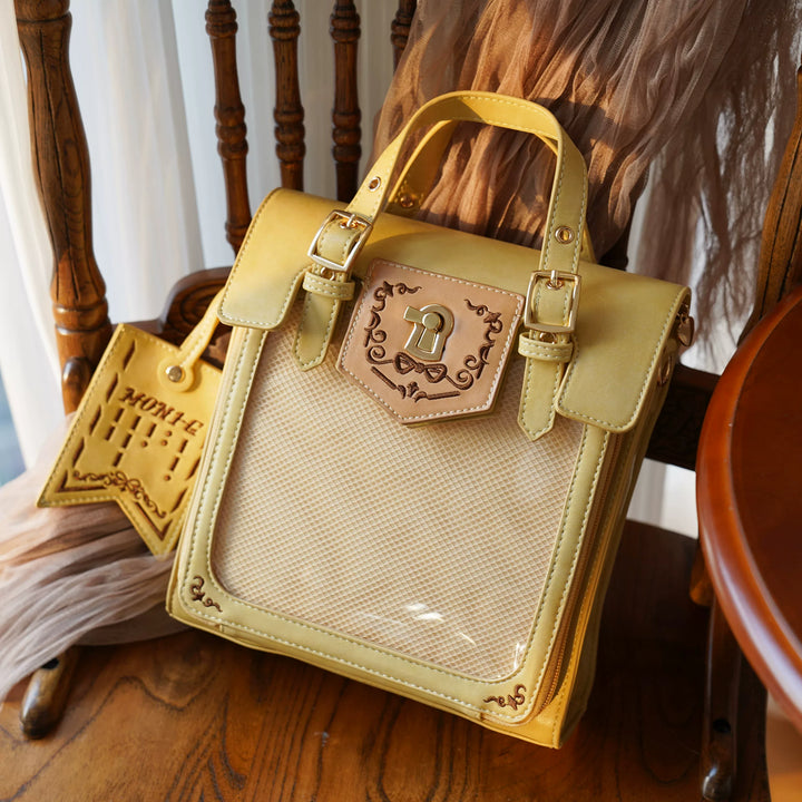Vintage Embroidered Ita Bag, Clear Display Window 45415:846845