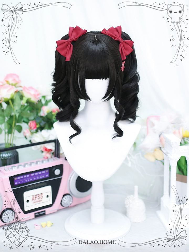 Jirai Kei Wig Lolita Wig Double Ponytails Multicolor 35610:496076 35610:496076