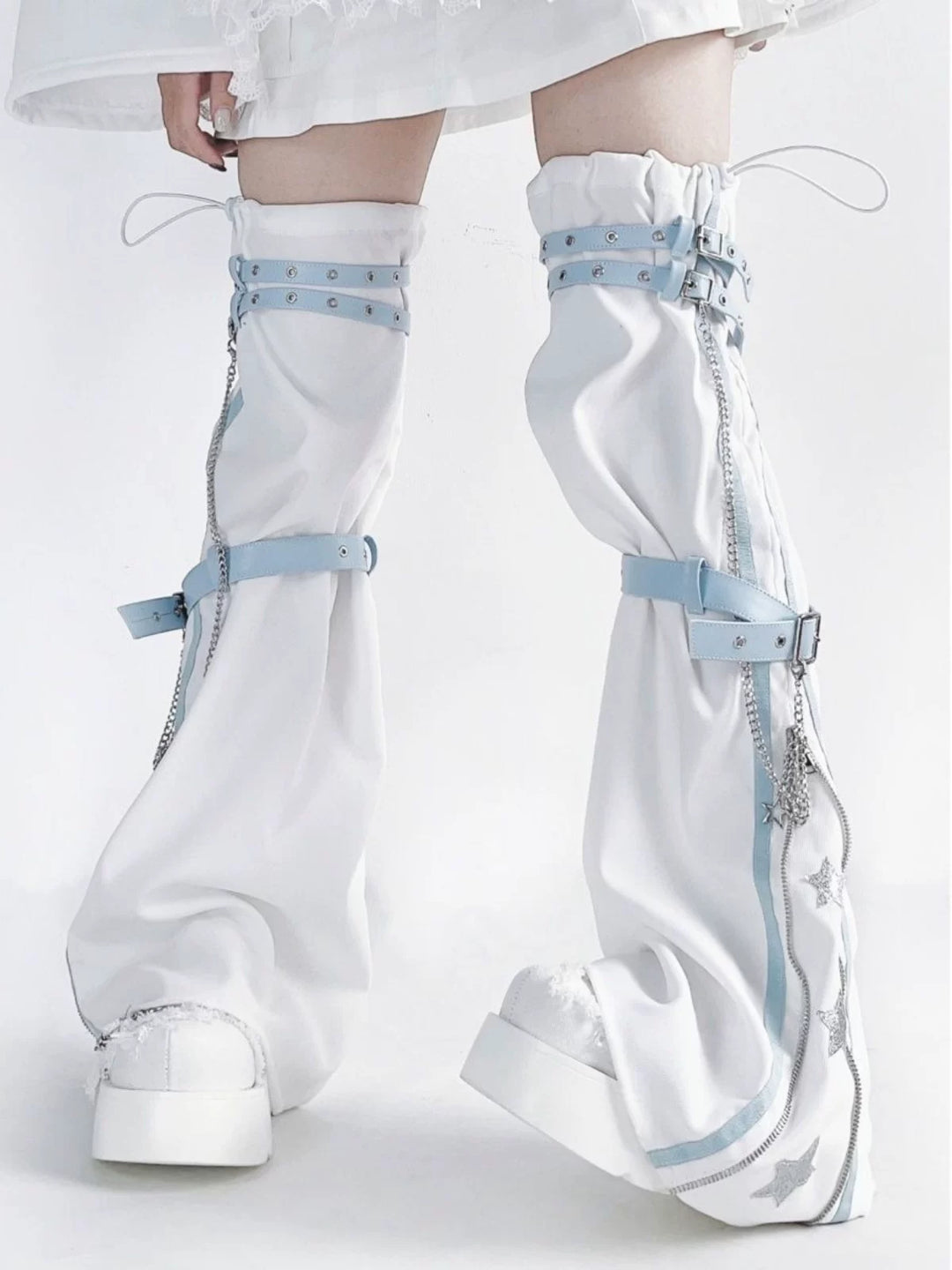 Tenshi Kaiwai Leg Warmers, Adjustable Straps & Star Accent 45870:867583