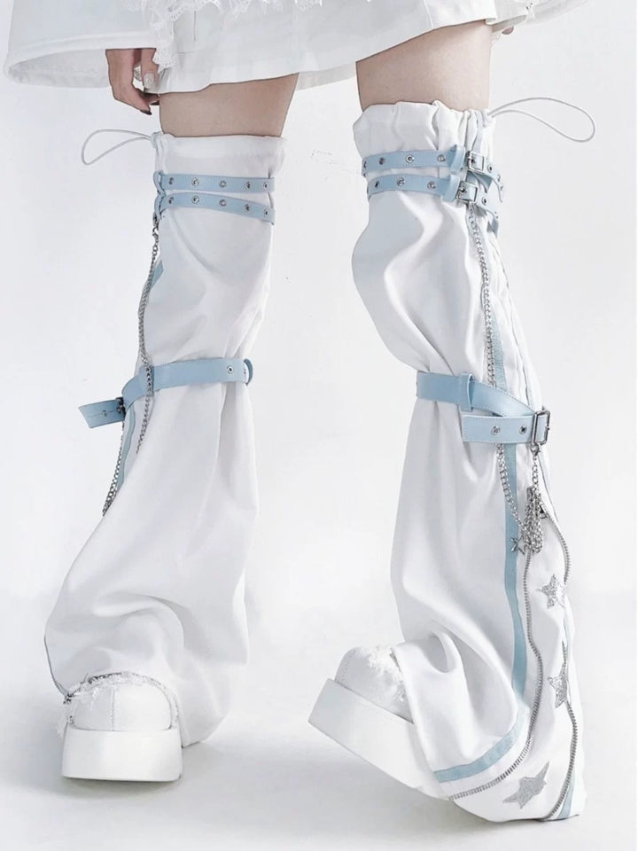 Tenshi Kaiwai Leg Warmers, Adjustable Straps & Star Accent 45870:867583