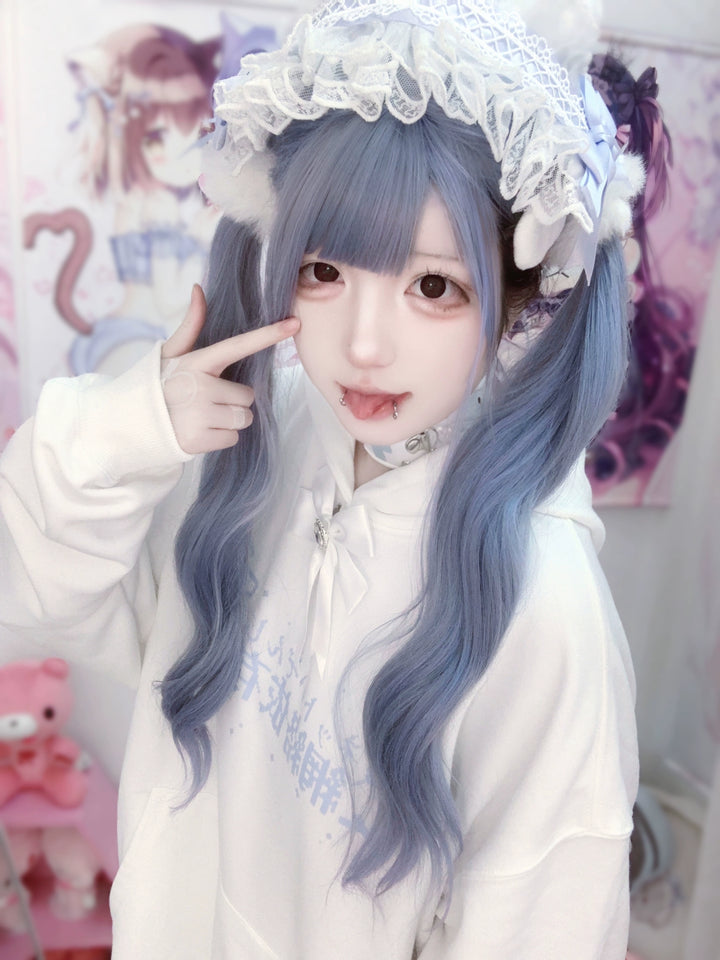 Jirai Kei Hoodie Tenshi Kaiwai Hoodie With Ribbon 32346:408728