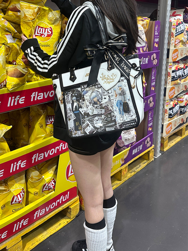 Kawaii Ribbon Itabag Large Capacity Crossbody Bag Multicolor 41746:733859