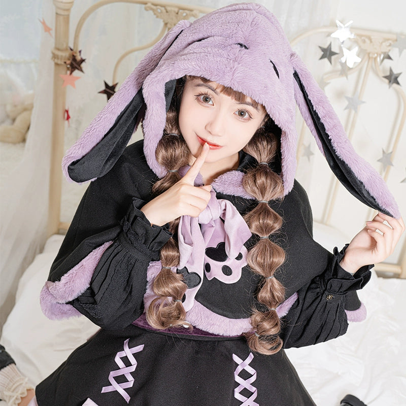 Sweet Lolita Cape Winter Lolita Dress Tiered JSK 41072:685982