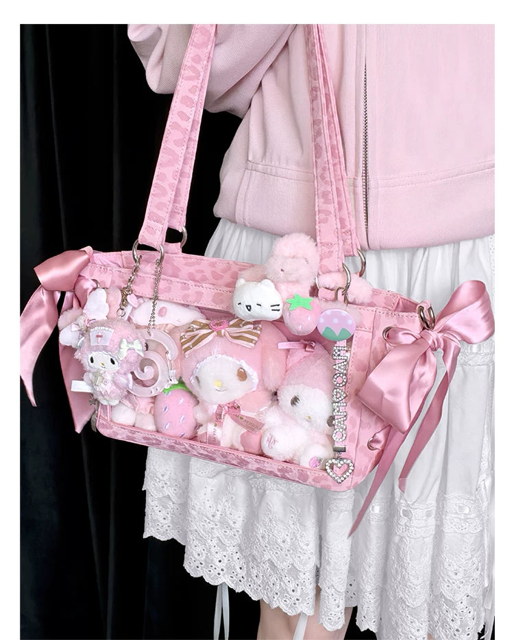 Daily Mini Ita Bag, Clear Window for Dolls & Badges 45427:849572